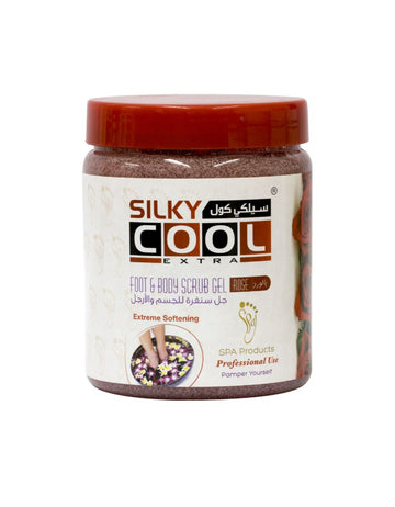 Silky Cool Foot & Body Scrub Gel - Rose (500ml)